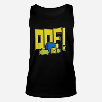 Meme Funny Saying Hand Drawn Gaming Noob Unisex Tank Top | Crazezy
