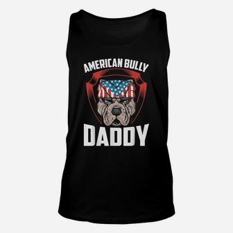 Mens American Bully Daddy Dog Owner | Dog Dad American Bully Unisex Tank Top | Crazezy DE