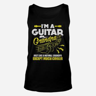 Mens Bass Guitar Guitarist Grandfather Funny I'm A Guitar Grandpa Unisex Tank Top | Crazezy CA