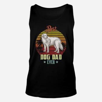 Mens Best Kuvasz Dad Ever Daddy Dog Lover Owner Funny Unisex Tank Top | Crazezy