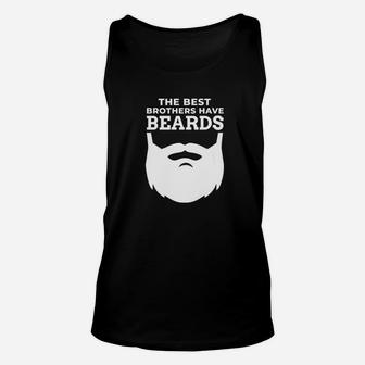 Mens Brother Funny Beard Saying Gift For Best Brother Unisex Tank Top - Thegiftio UK