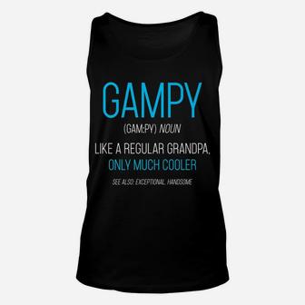 Mens Gampy Gift Like A Regular Grandpa Definition Cooler Unisex Tank Top | Crazezy CA