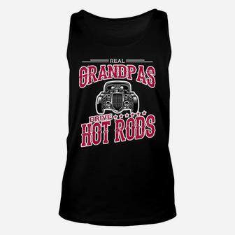 Mens Hot Rod Grandpa Funny Christmas Gift Classic Car Fathers Day Unisex Tank Top | Crazezy AU