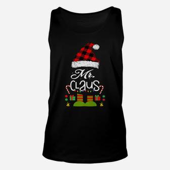 Mens Mr-Claus Matching-Couple-Husband-Wife His-&-Her Christmas Unisex Tank Top | Crazezy UK