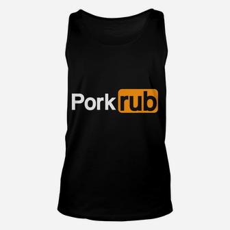 Mens "Pork Rub" | Funny Bbq Shirt | Barbecue Unisex Tank Top | Crazezy DE