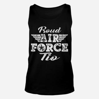 Mens Proud Us Air Force Tio - Pride Military Family Uncle Gifts Unisex Tank Top | Crazezy DE