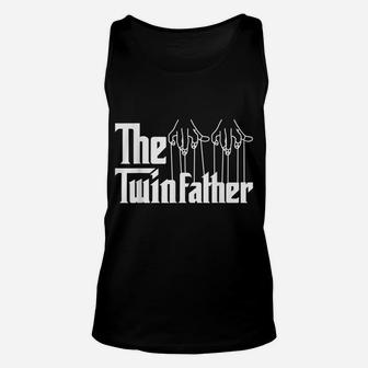 Mens The Twinfather Funny Father Of Twins Twin Daddy Parent Unisex Tank Top | Crazezy CA