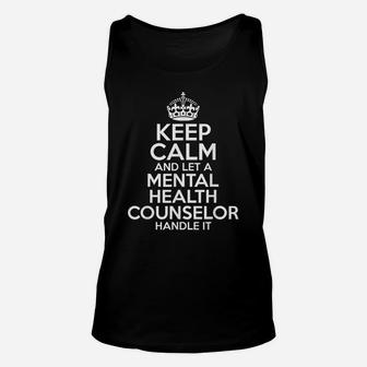 Mental Health Counselor Gift Funny Job Profession Birthday Unisex Tank Top | Crazezy