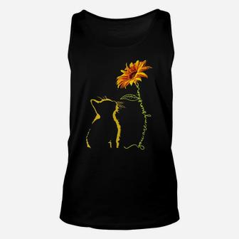Meow Flower Cat You Are My Sunshine Cat Kitten Lover Gifts Unisex Tank Top | Crazezy