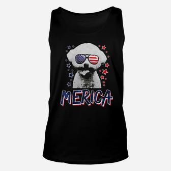 Merica Bichon Frise Dog 4Th Of July Usa Gift Unisex Tank Top - Monsterry