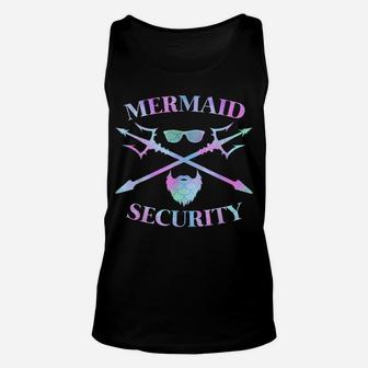 Merman Mermaid Security Funny Lifeguard Swimmer Costume Gift Unisex Tank Top | Crazezy AU