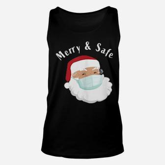 Merry And Safe Santa Unisex Tank Top - Monsterry AU