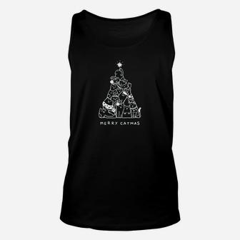 Merry Woofmas Funny Dogs Christmas Tree Xmas Gift Sweatshirt Unisex Tank Top | Crazezy UK