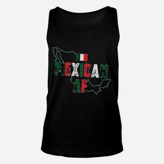 Mexican Af Off Shoulder Proud Mexico Mexico Map Unisex Tank Top | Crazezy CA