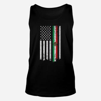 Mexican American Flag Unisex Tank Top | Crazezy UK