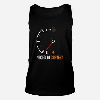 Mexican Beer Necesito Cerveza Cool Funny Sayings Unisex Tank Top - Thegiftio