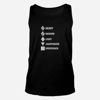 Militär Unisex TankTop mit Panzer-Klassifizierungen, Drecksack Design - Seseable