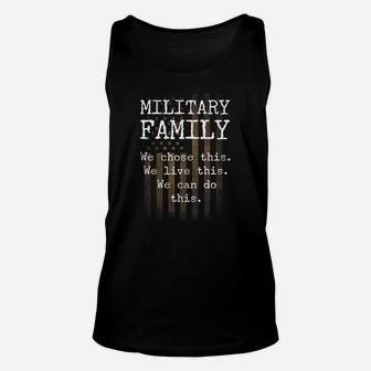 Military Family Life Army Wife Spouse Deployment Veterans Unisex Tank Top | Crazezy