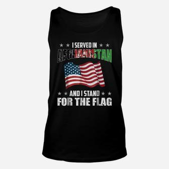 Military Veteran Afghanistan Tshirt Awesome Flag Gift Shirt Unisex Tank Top | Crazezy AU