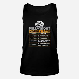 Millwright Hourly Rate Job Matching Millwright Gifts Unisex Tank Top | Crazezy DE