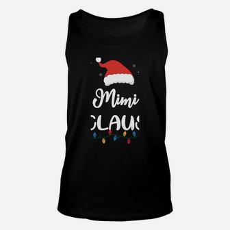 Mimi Claus Funny Christmas Matching Family Santa Gift Unisex Tank Top | Crazezy