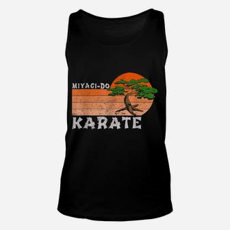 Miyagi-Do Karate Funny Vintage Karate Bonsai Tree Unisex Tank Top | Crazezy CA