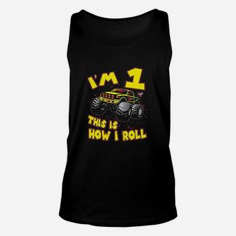 Monster Truck I Am 1 This Is How I Roll Unisex Tank Top | Crazezy DE