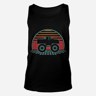 Monster Truck Retro Vintage 80S Style Gift Unisex Tank Top | Crazezy AU