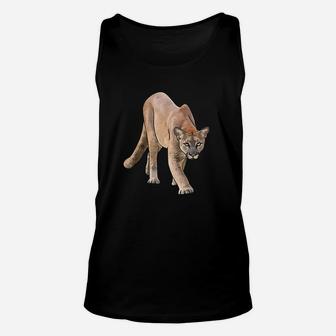Mountain Lion Inspired Hunting Unisex Tank Top | Crazezy