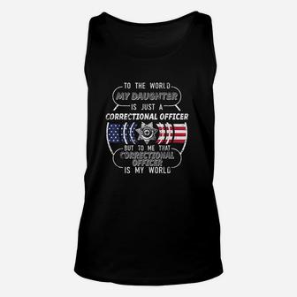 My Daughter Correctional Officer Corrections Officer Unisex Tank Top - Thegiftio