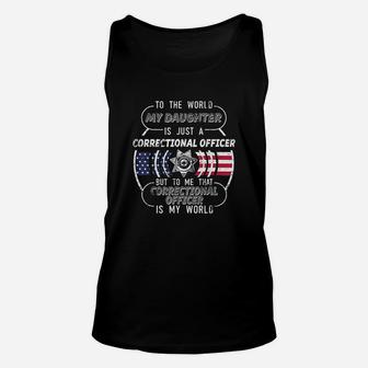My Daughter Correctional Officer Unisex Tank Top | Crazezy