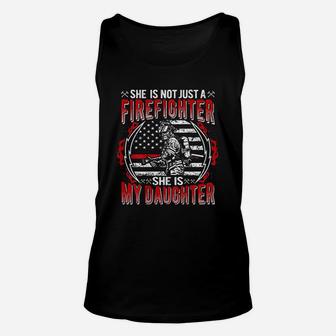 My Daughter Is Firefighter Unisex Tank Top | Crazezy AU
