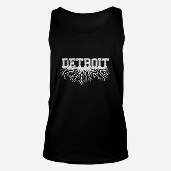 My Detroit Roots Rooted Michigan T-shirt Unisex Tank Top - Thegiftio UK
