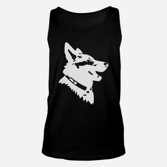 My Favorite K-9 Officer Calls Me Dad K9 Police Dog Father Unisex Tank Top | Crazezy CA