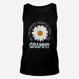 My Favorite People Call Me Grammy Unisex Tank Top | Crazezy