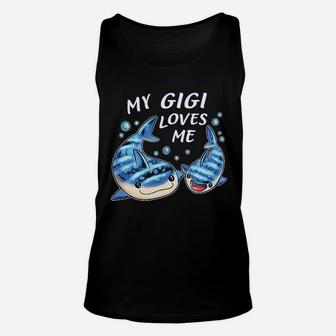 My Gigi Loves Me Whale Shark Unisex Tank Top - Thegiftio