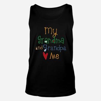 My Grandpa And Grandma Loves Me Grandparent Unisex Tank Top | Crazezy CA