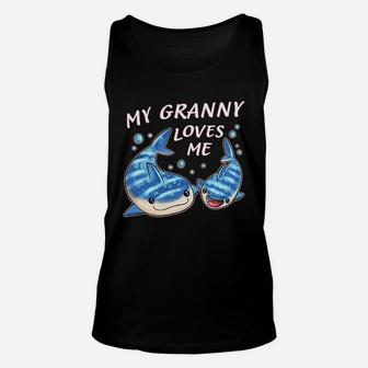 My Granny Loves Me Whale Shark Unisex Tank Top - Thegiftio