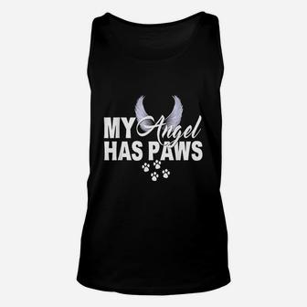 My Has Paws Love Pet Memorial Cat Dog Mom Dad Unisex Tank Top | Crazezy DE
