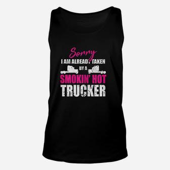 My Husband Is A Truck Driver Unisex Tank Top | Crazezy