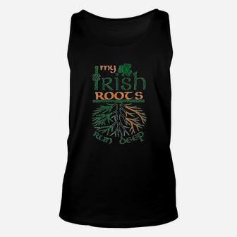 My Irish Roots Run Deep Unisex Tank Top - Thegiftio UK