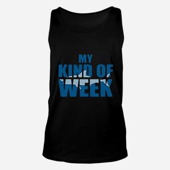 My Kind Of Week Shark Unisex Tank Top | Crazezy AU