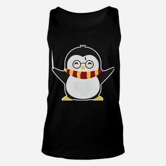My Patronus Is A Penguin - Cute Design For Book Lovers Unisex Tank Top | Crazezy CA