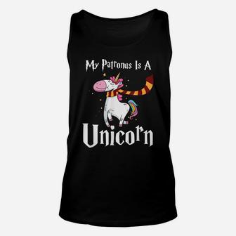 My Patronus Is A Unicorn 2019 Magic Unicorn Wizard Unisex Tank Top | Crazezy CA