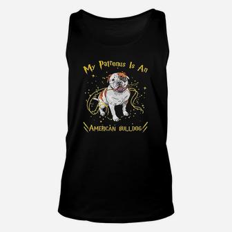 My Patronus Is American Bulldog Dog Lover Unisex Tank Top | Crazezy UK