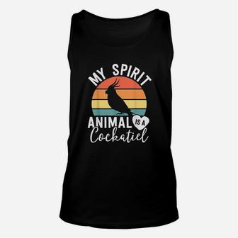 My Spirit Animal Is A Cockatiel Unisex Tank Top | Crazezy