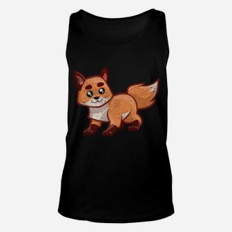 My Spirit Animal Is A Fox Funny Animal Quote Christmas Gift Unisex Tank Top | Crazezy