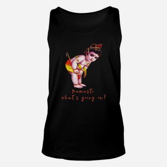 Namast What Is Going On Unisex Tank Top - Monsterry