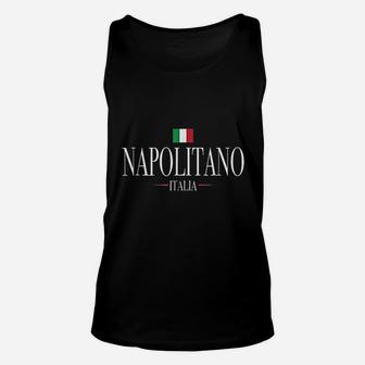 Napolitano Italia Italian Flag Unisex Tank Top | Crazezy