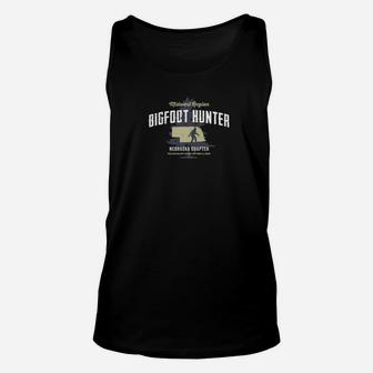 Nebraska Bigfoot Hunter Funny Sasquatch Unisex Tank Top - Thegiftio